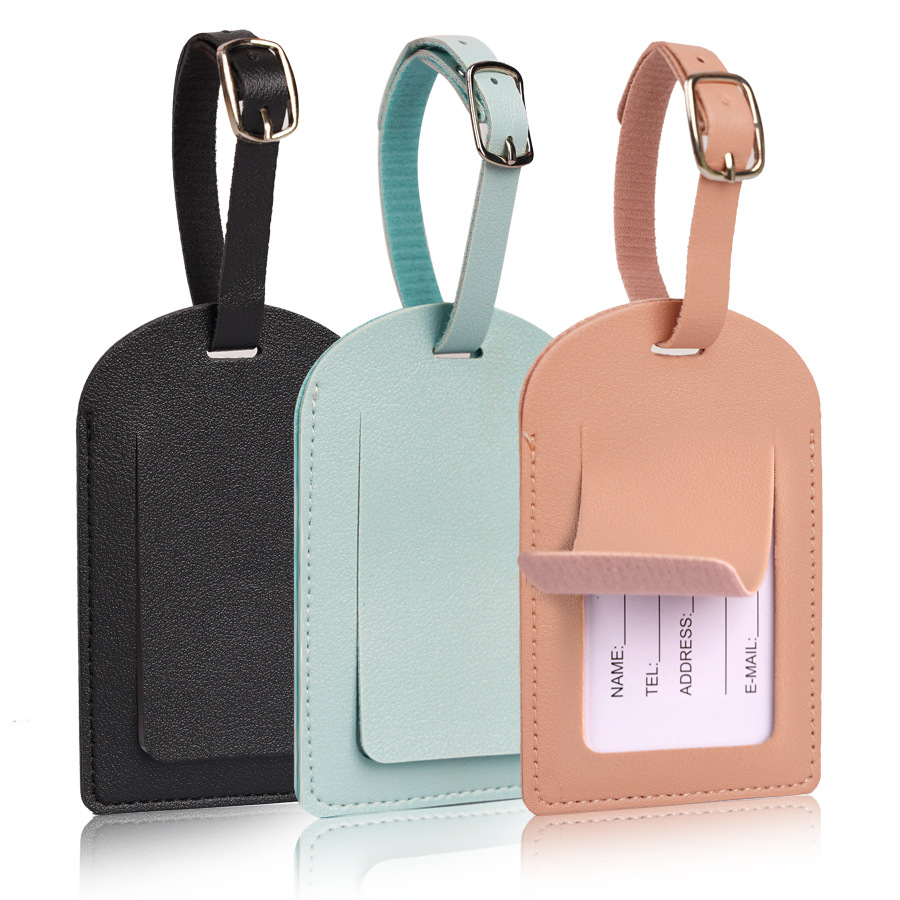 Luggage Tag Leather - Gepäckanhänger für Damen und Herren aus