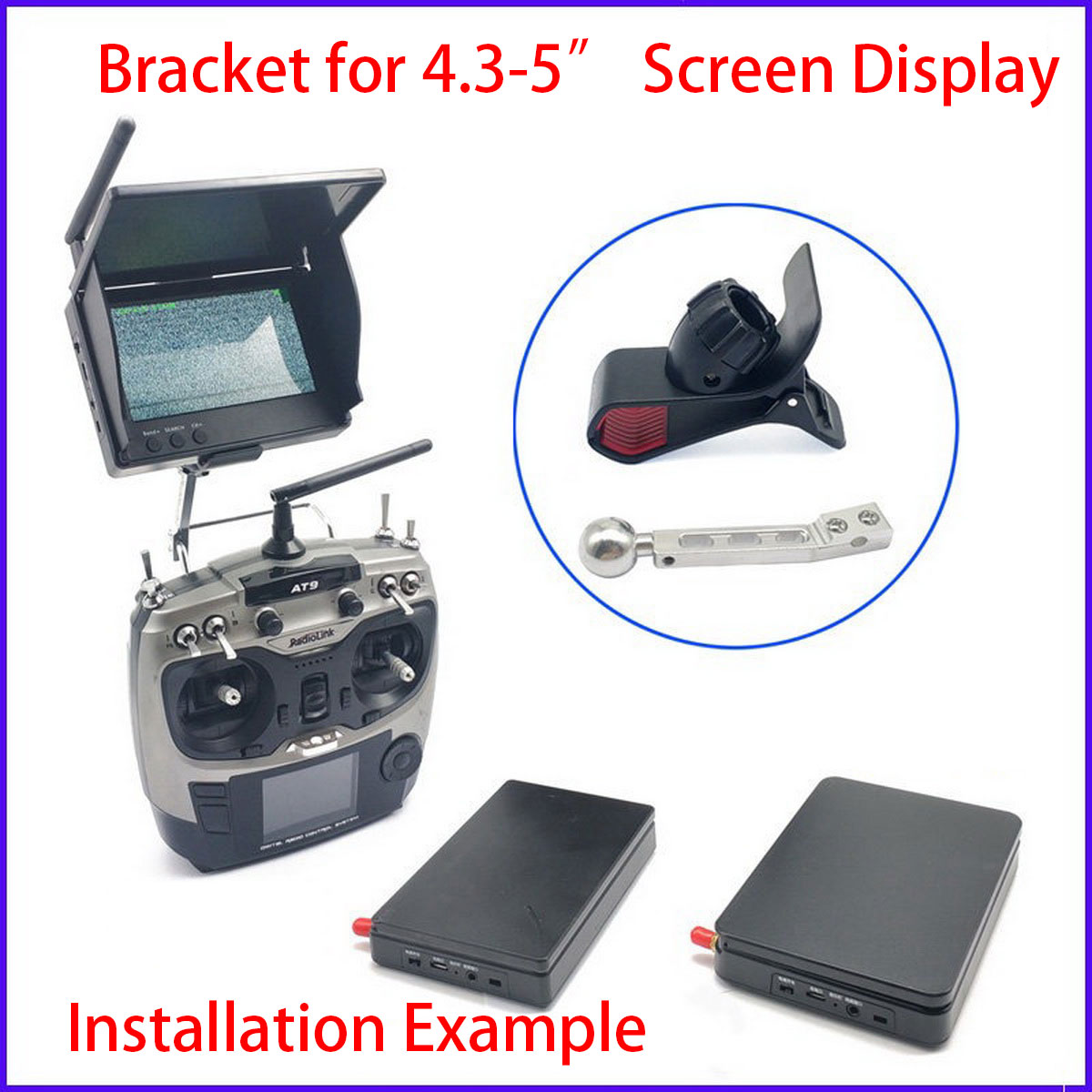 Phone Holder Airplane - 4–6 Zoll Handy-Halterungsclip für DJI Phantom
