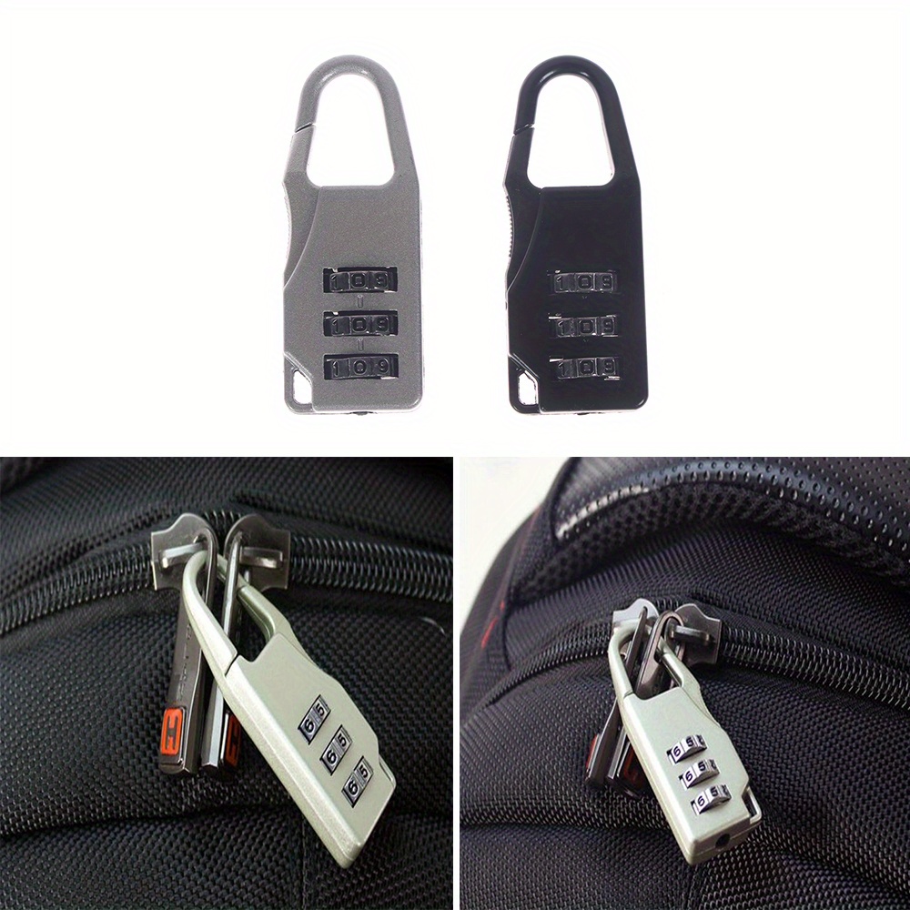 Travel Accessories Gift Set - 5 Stück/Set Mini-Reise-Vorhängeschlösser aus Aluminiumlegierung mit