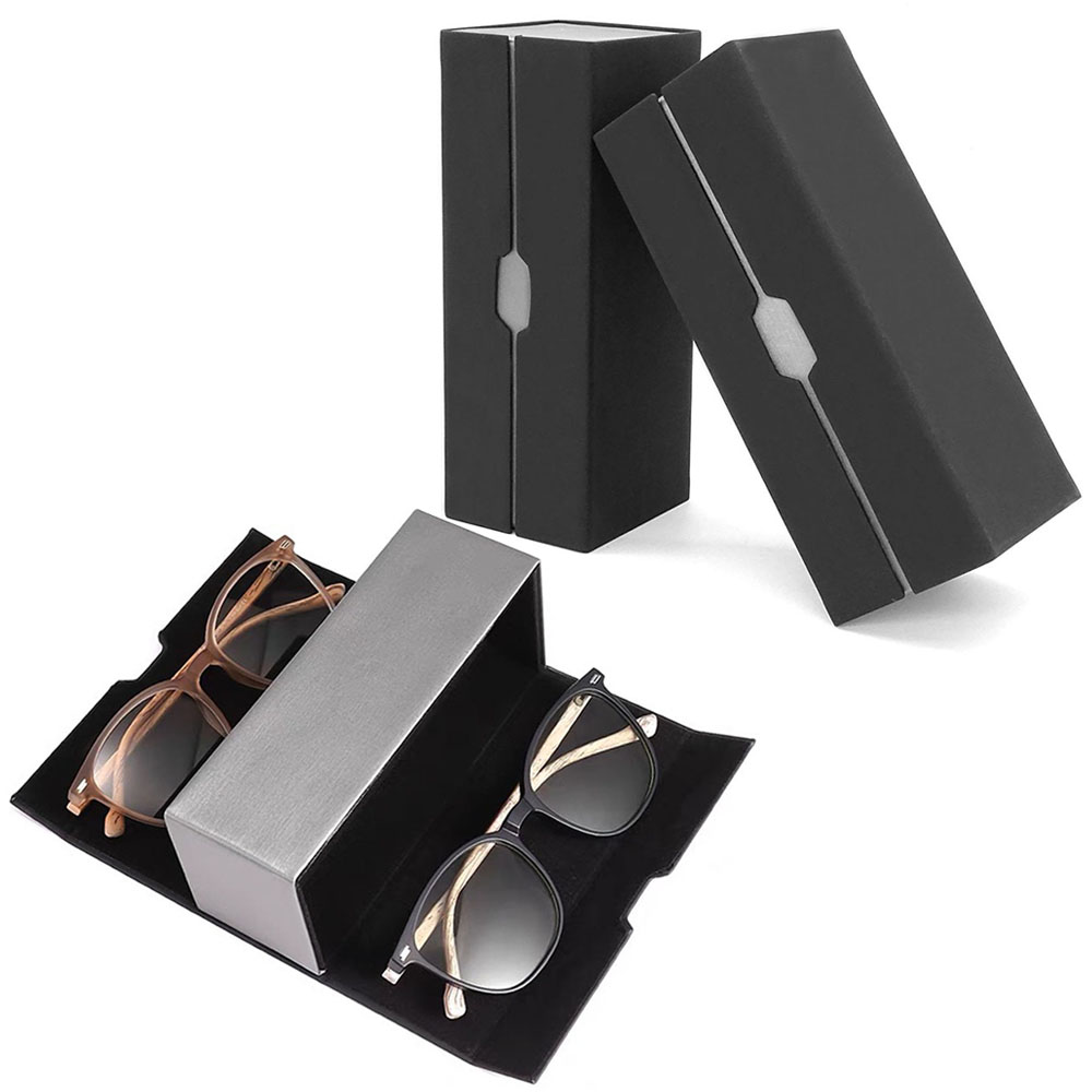 Travel Accessories Ideas - Brillenetui aus PU-Leder, Brillenbox, Brillenhalter, magnetische