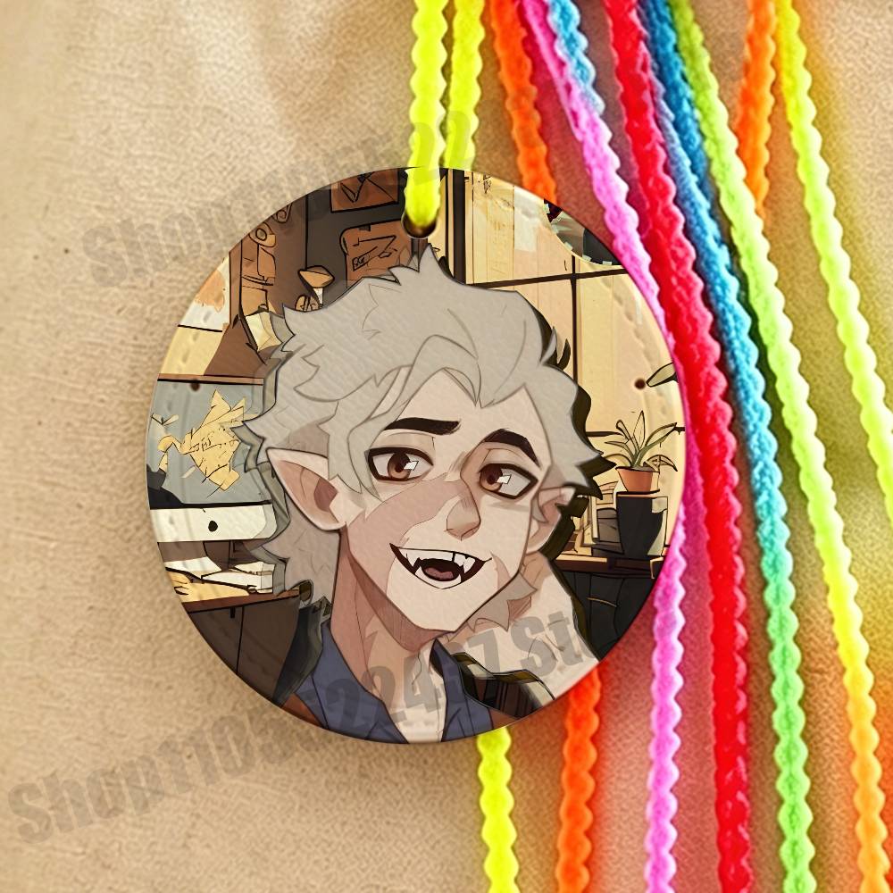 Luggage Tag Leather - Der Anime G-Golden-G-Guard kann mit ID-Informationen
