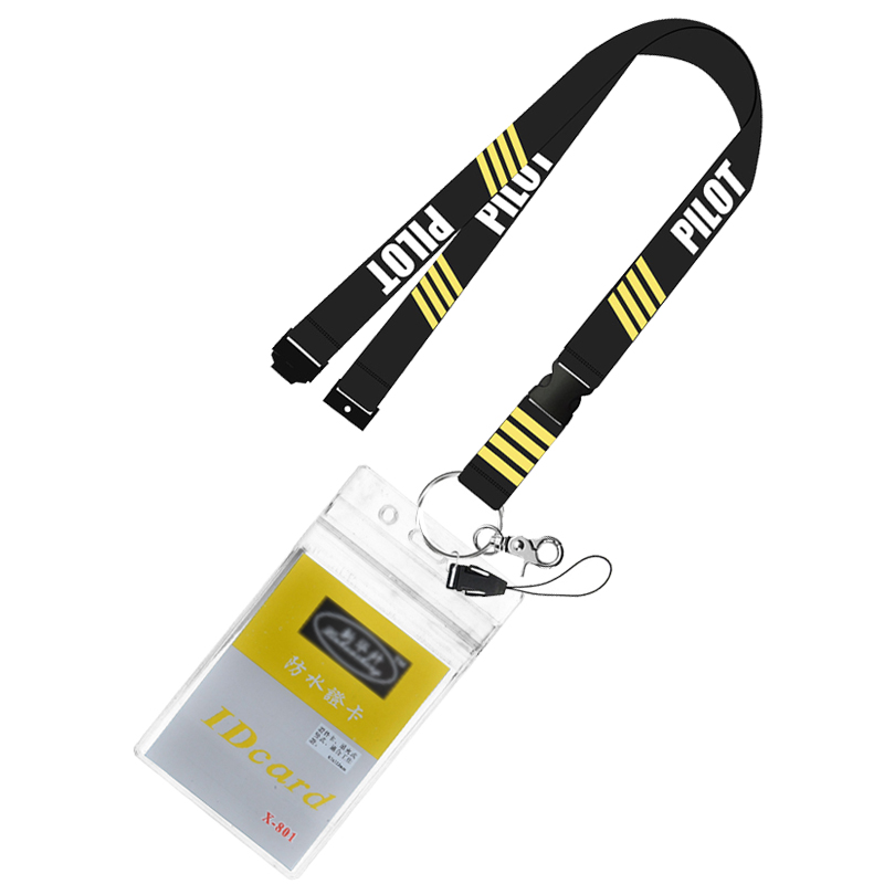 Phone Holder Airplane - 1 Set Piloten-Hals-Lanyards für Schlüssel, Hall-Pass-Lanyards,