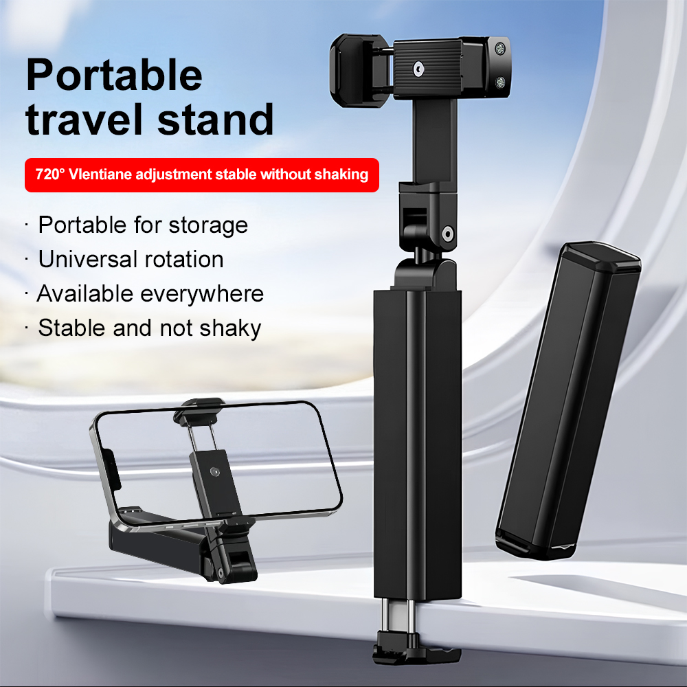 Phone Holder Airplane - Tragbarer Reise-Handyhalter 720 ° Drehbarer, faltbarer