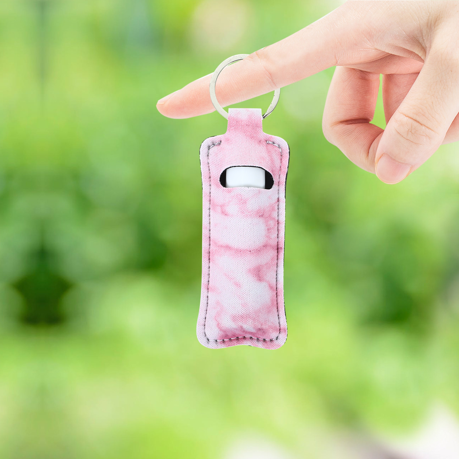 Travel Accessories Ideas - 4 Stück Lippenstifthüllen-Schlüsselanhänger Lippenbalsamhalter Lipgloss-Organizer Kompaktes