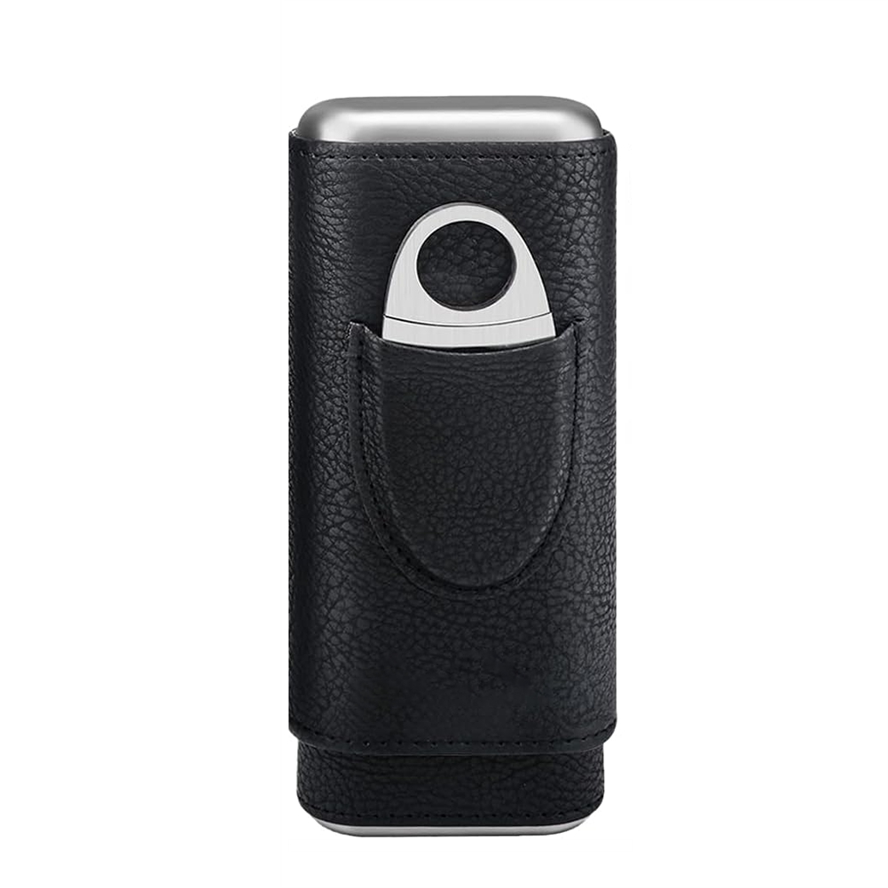Travel Accessories Best - Beste Edelstahl-Zigarrenschneider Inklusive-Zedernholz-Auskleidung Reise-Humidore-Für Zigarren-Zubehör-Etui