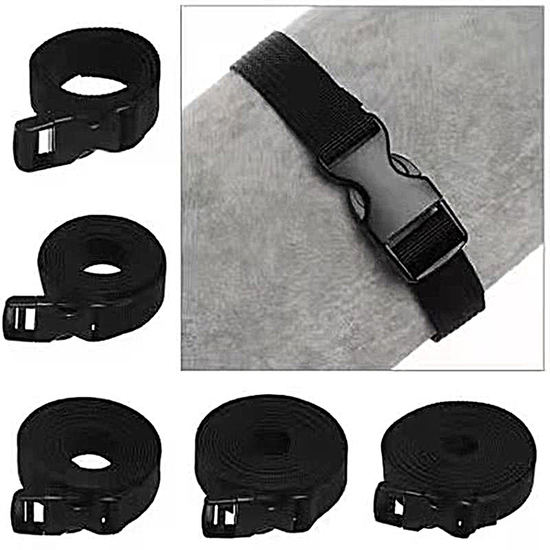 Luggage Strap Belt - 1 Stück Reise-Gepäckgurt aus robustem schwarzem