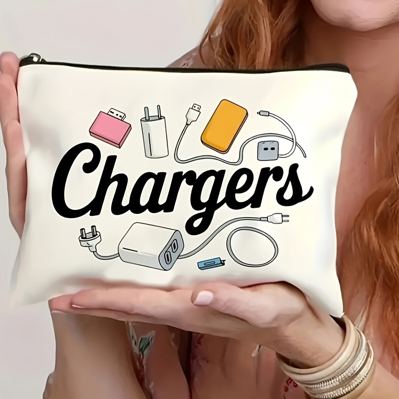 Travel Accessories Designer - 1 Stück digitale Ladetasche im Retro-Design,