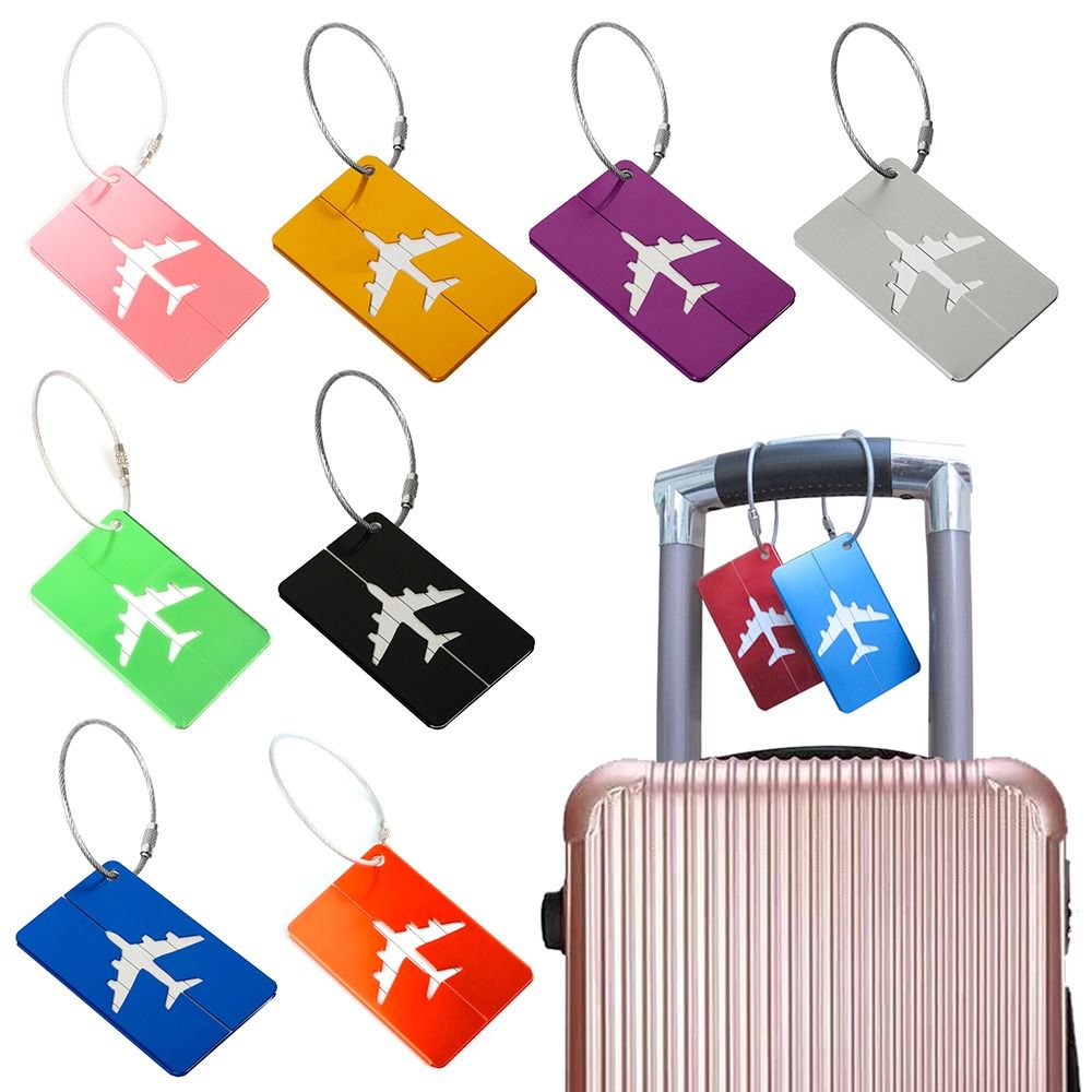 Travel Accessories Uk - Aluminium Reisegepäck anhänger wieder verwendbare Koffer