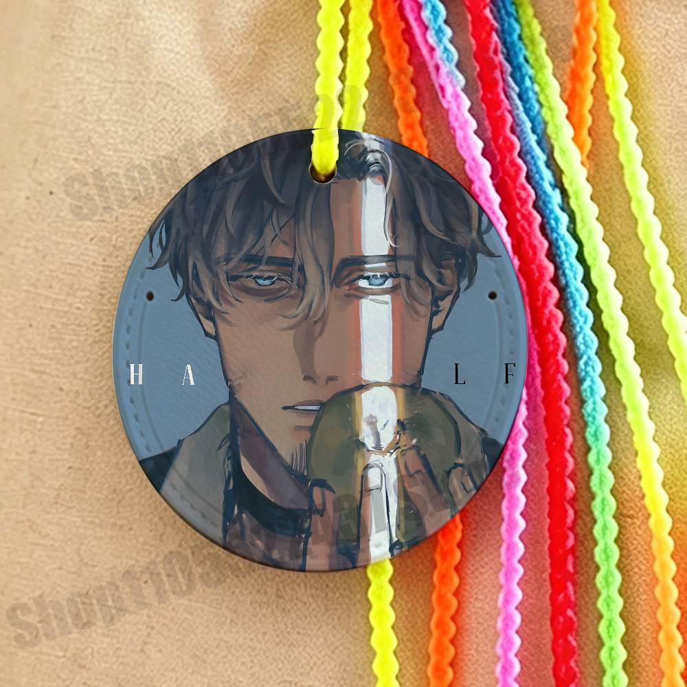 Luggage Tag Leather - Anime M-Milgram Cartoon Namens- und Adressanhänger