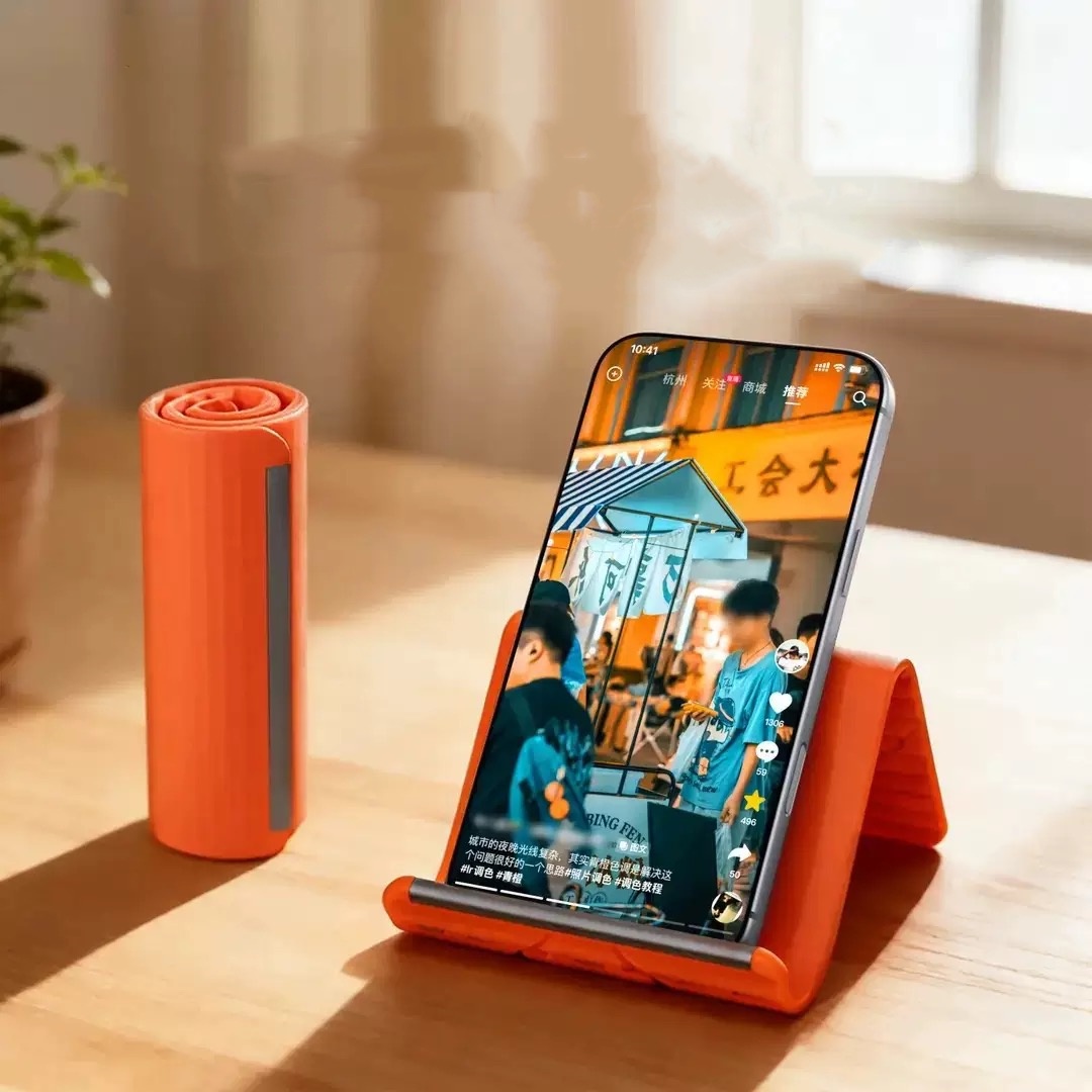 Travel Accessories Organizer - Flexibler Tragbarer Telefonständer aus Silikon für