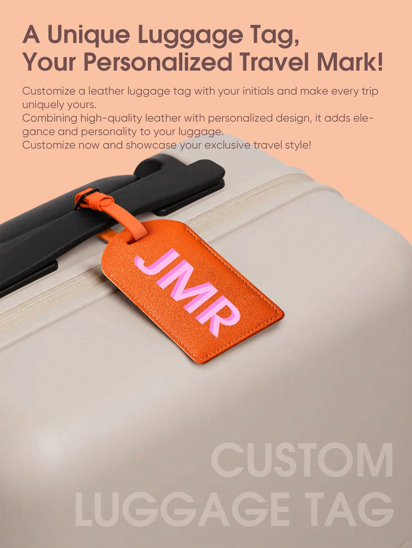 Personalisierter Kofferanhänge – Luggage Tag Leather Bewertung und Preis