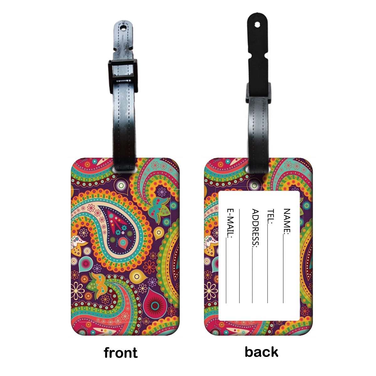 Paisley Plastik-Gepäckanhänger – Travel Accessories List For Women Bewertung und Preis