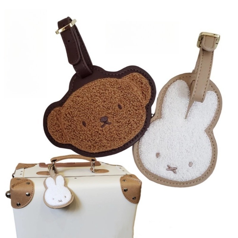 Hot Cartoon Miffy Serie Leder  – Luggage Tag Leather Bewertung und Preis