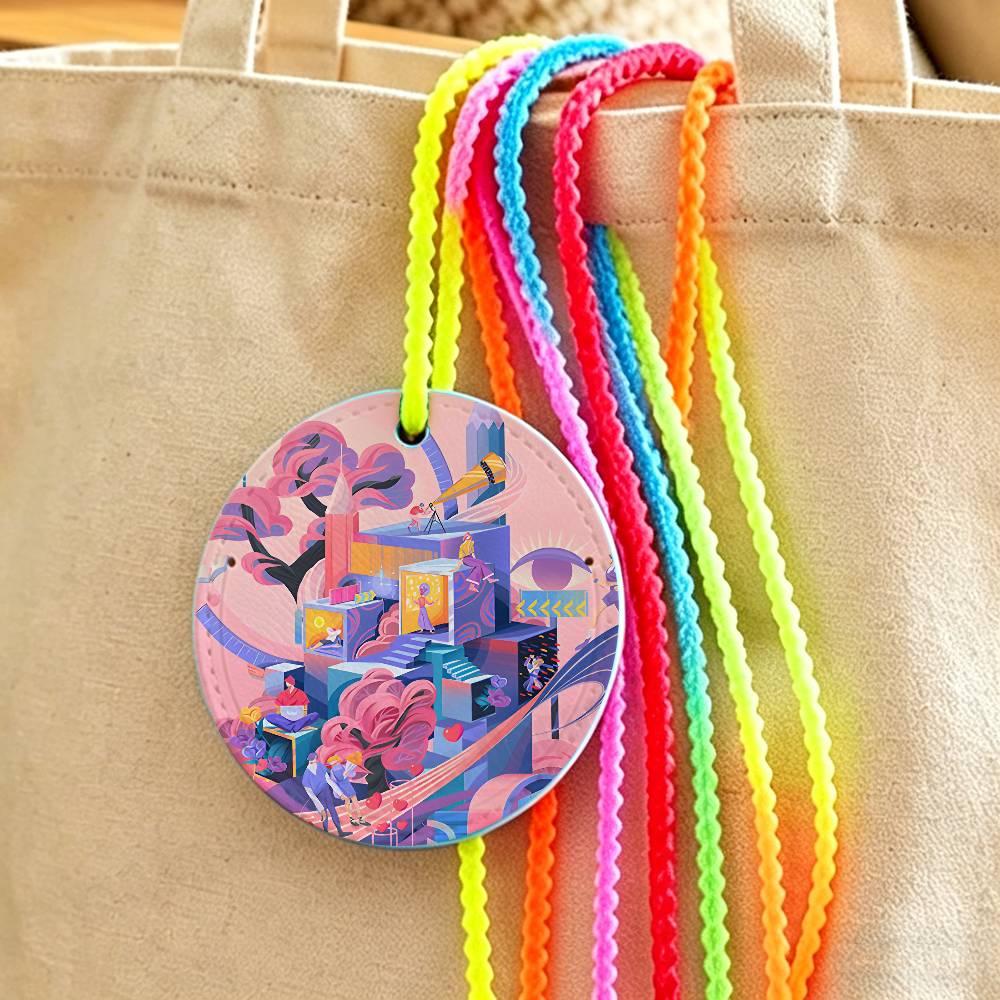 Fantasy Dream Illustration Kre – Luggage Tag Leather Bewertung und Preis