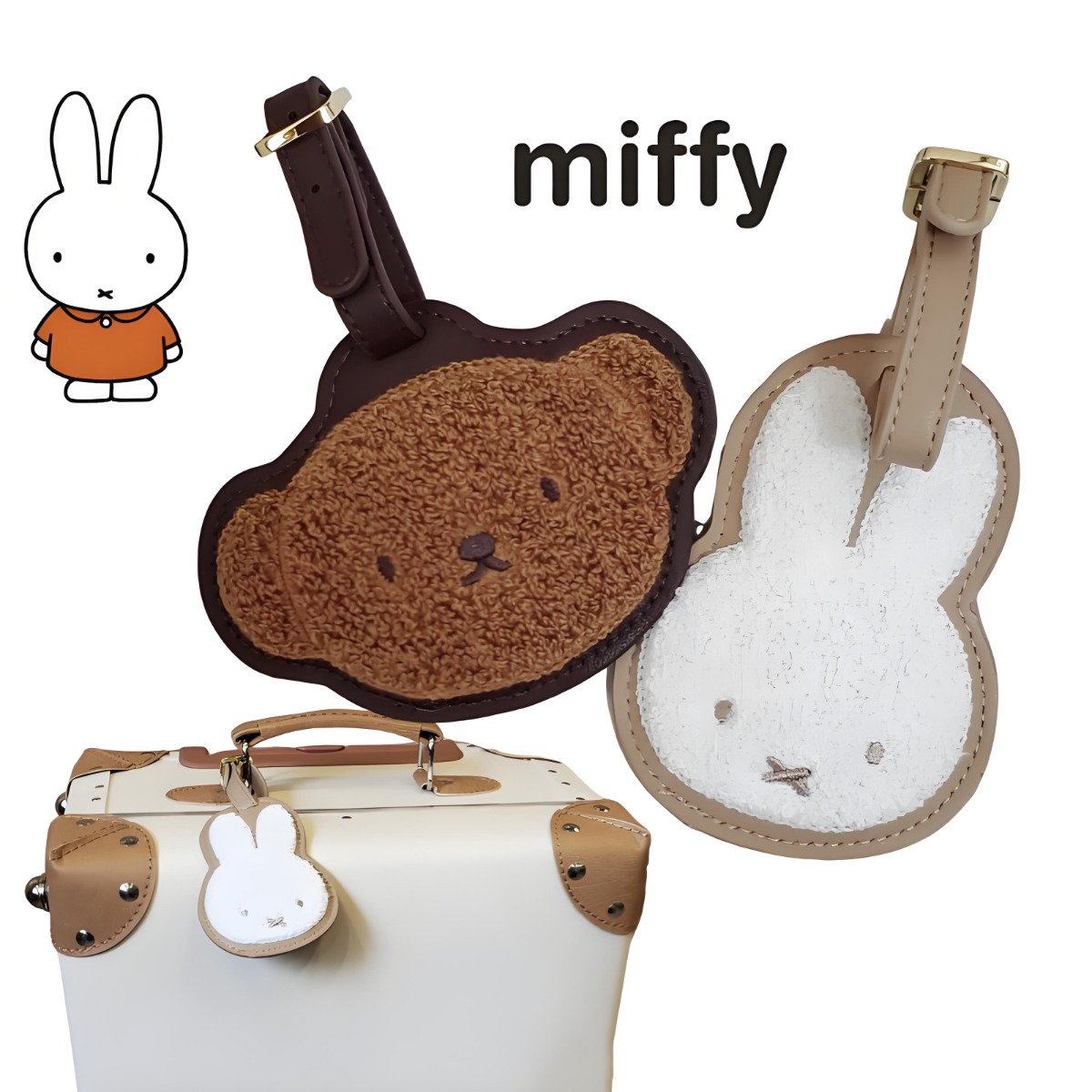 Kawaii Anime Miffy Kaninchen B – Luggage Tag Leather Bewertung und Preis