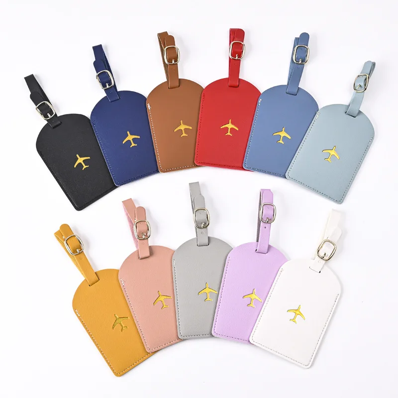 1pc Verdicken PU Heißer Stanze – Luggage Tag Leather Bewertung und Preis