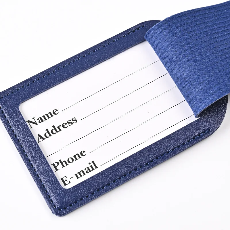 1pc Verdicken PU Heißer Stanze – Luggage Tag Leather Bewertung und Preis