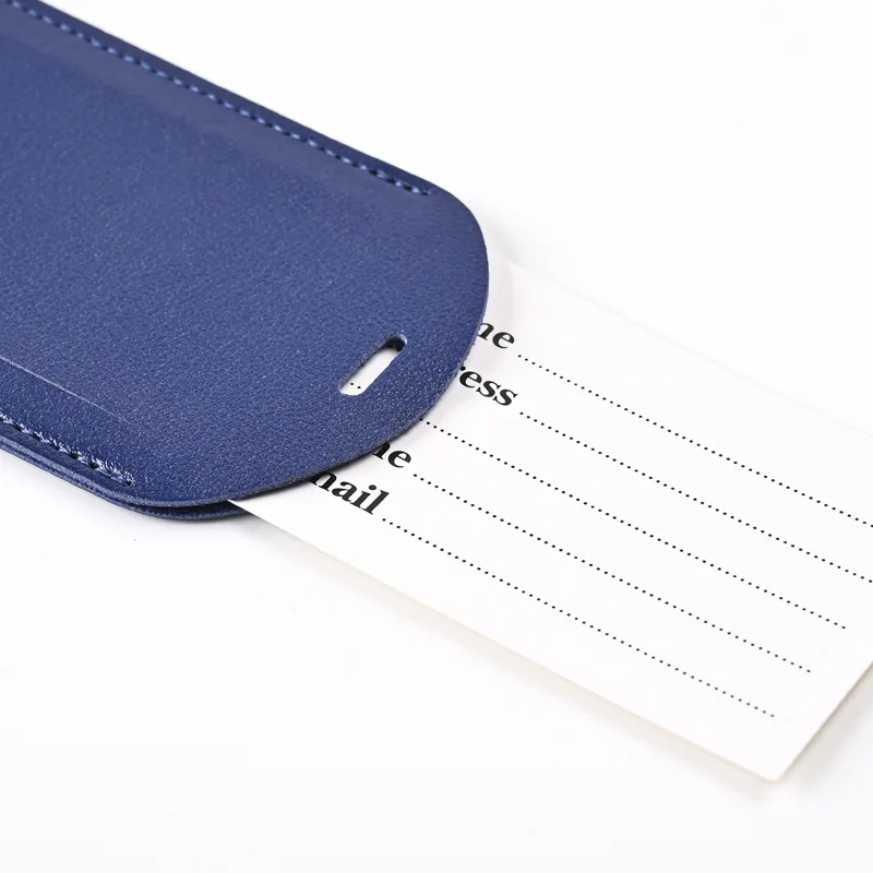 1pc Verdicken PU Heißer Stanze – Luggage Tag Leather Bewertung und Preis