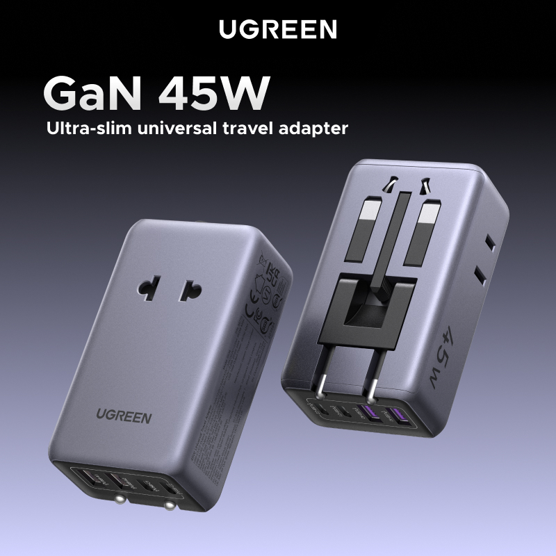 UGREEN Steckeradapter GaN 45W  – Travel Accessories Uk Bewertung und Preis