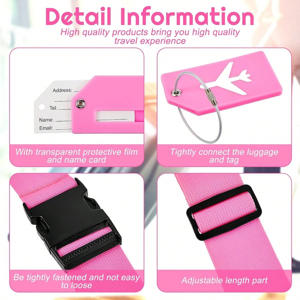 Gepäckgurtset mit Gepäckanhäng – Luggage Strap Belt Bewertung und Preis