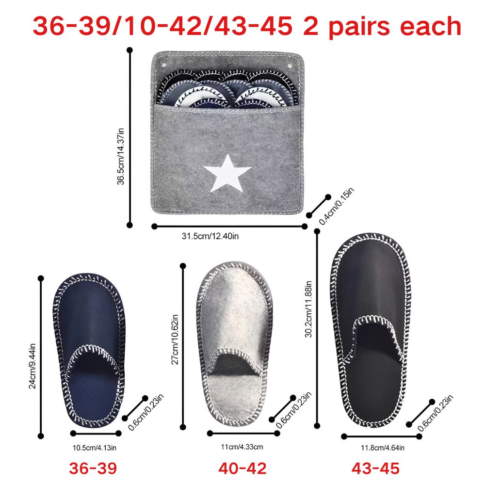 1 Set 6 Paar Einweg-Filzpantof – Shoe Bag Travel Bewertung und Preis