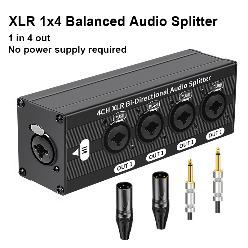 6,35mm Schnittstelle 1X4 XLR S – Travel Accessories Uk Bewertung und Preis