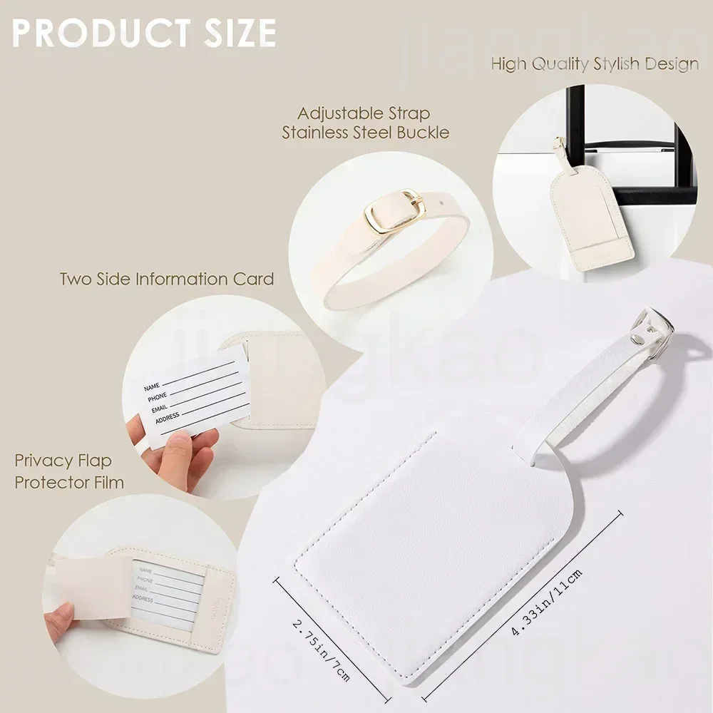 Personalisierter PU-Gepäckanhä – Luggage Tag Leather Bewertung und Preis