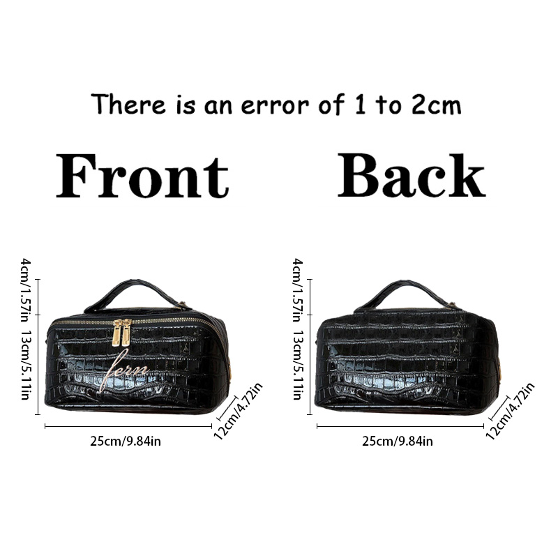 Bestickte Kroko-Kosmetiktasche – Travel Accessories Ideas Bewertung und Preis